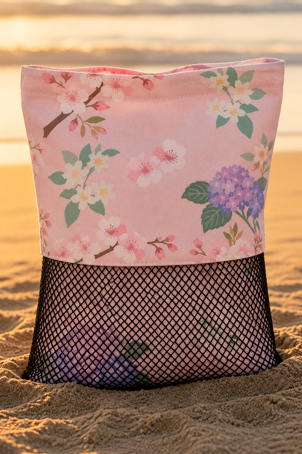 TOKYO - serviette de plage et pochon assorti