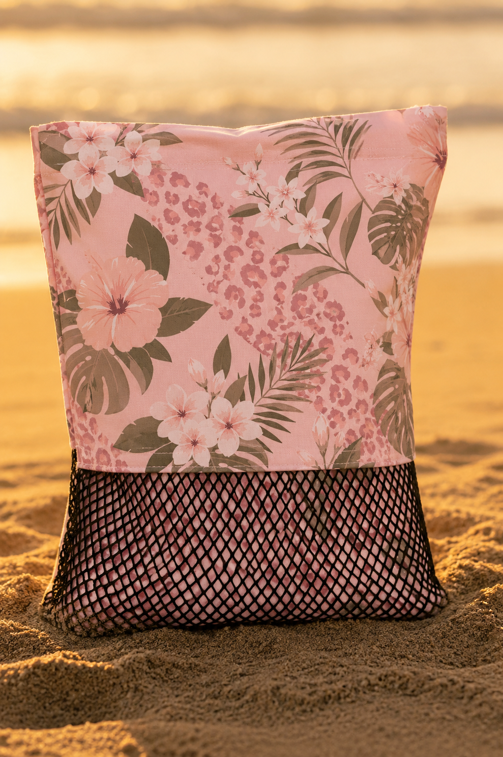 ZANZIBAR EDITION LIMITÉE LEO ROSE - serviette de plage et pochon assorti
