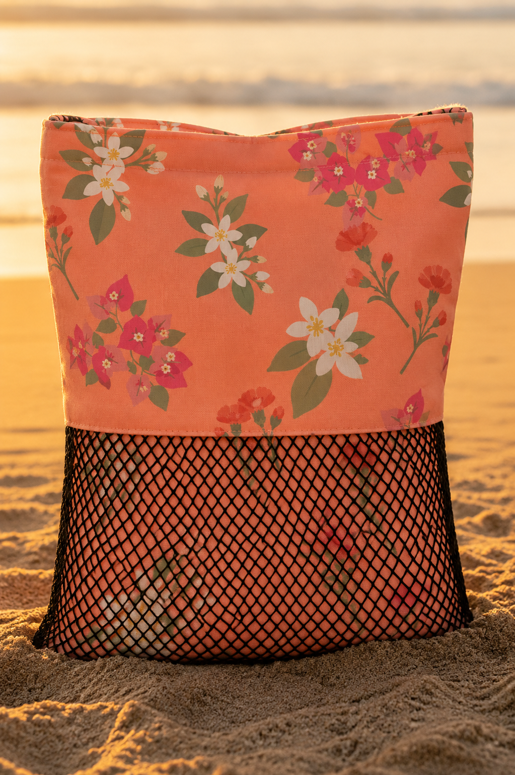 SÉVILLE - serviette de plage et pochon assorti