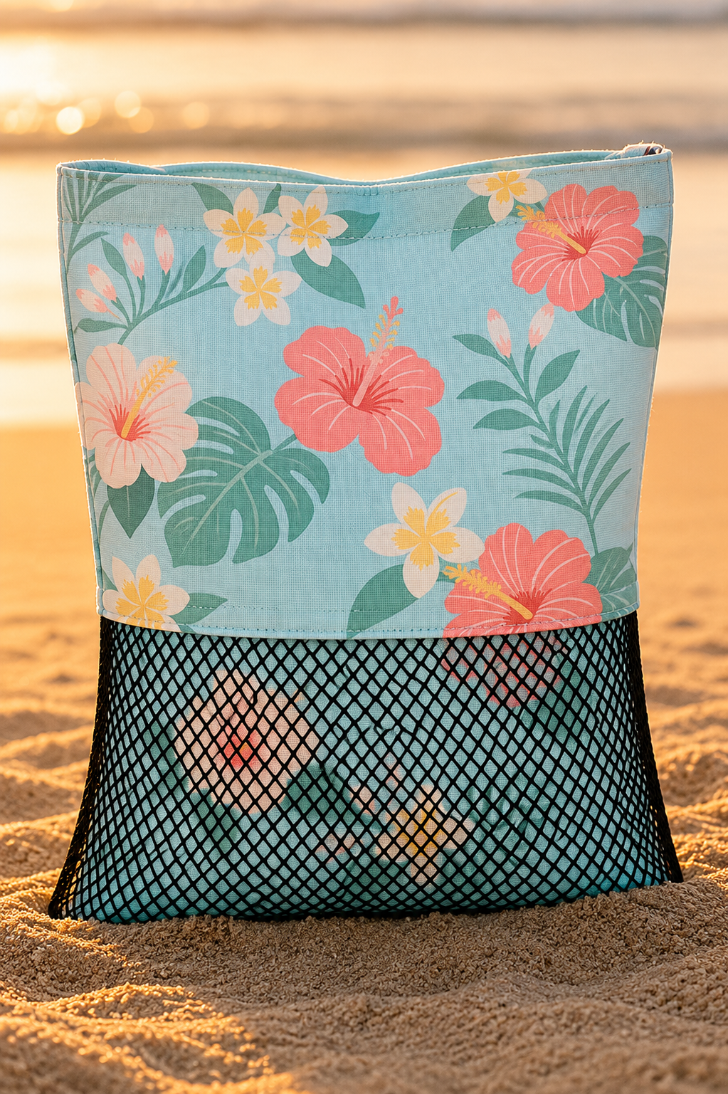 MALÉ - serviette de plage et pochon assorti