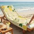 CALABRE - serviette de plage et pochon assorti