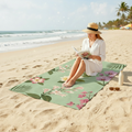 BALI - serviette de plage et pochon assorti
